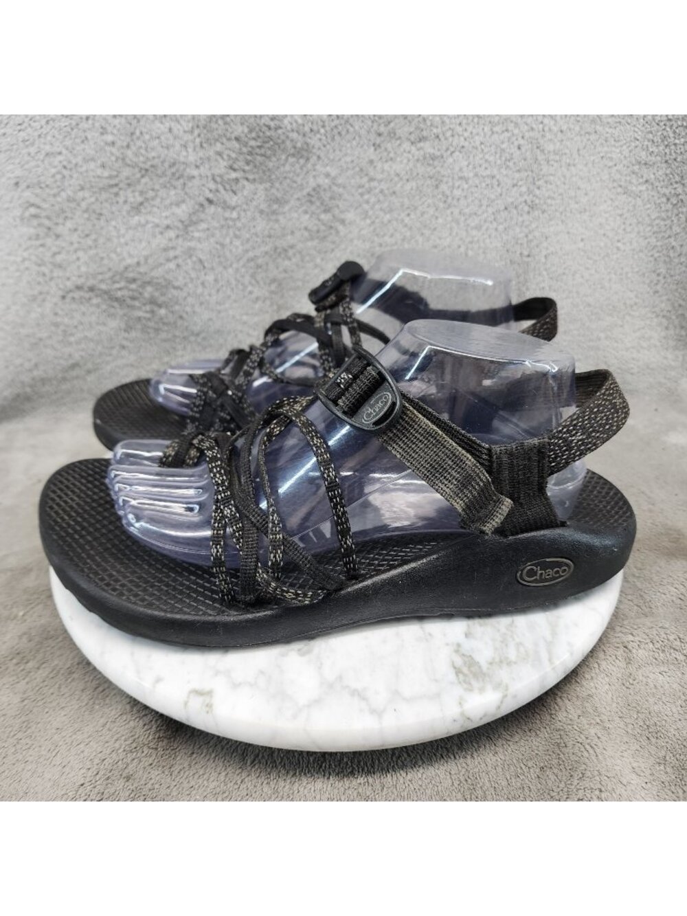 Chaco Shoes Womens Size 10 Black Z/1 Classic Sandals Adjustable Straps *Read*